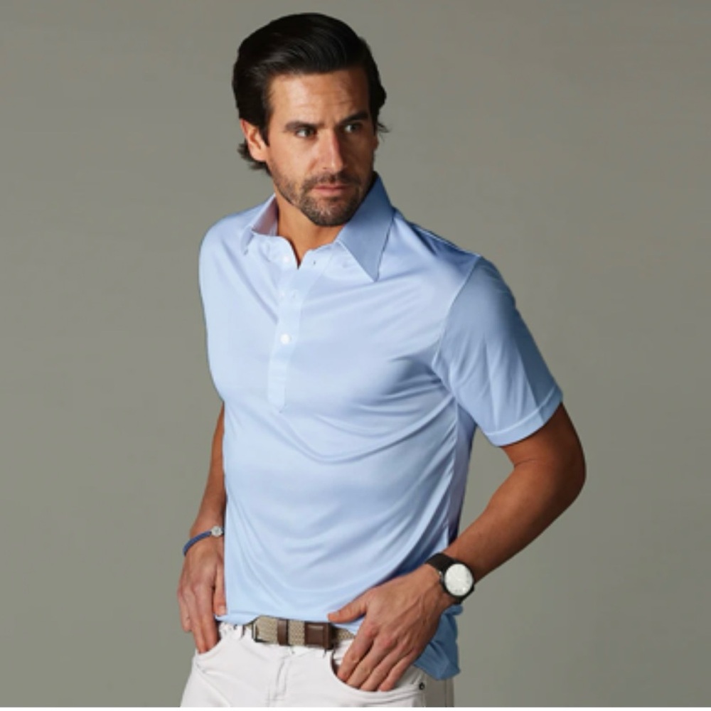 NWT Light Blue Men's Dress Polo